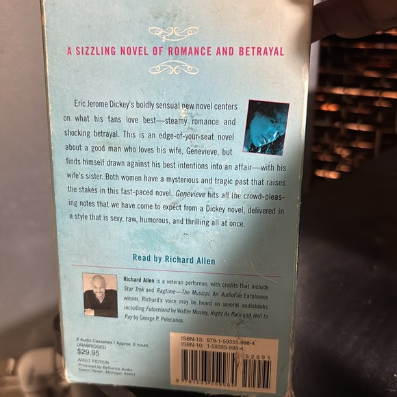 Eric Jerome Dickey GENEVIEVE Set 6 Audio Cassettes - Picture 3 of 4